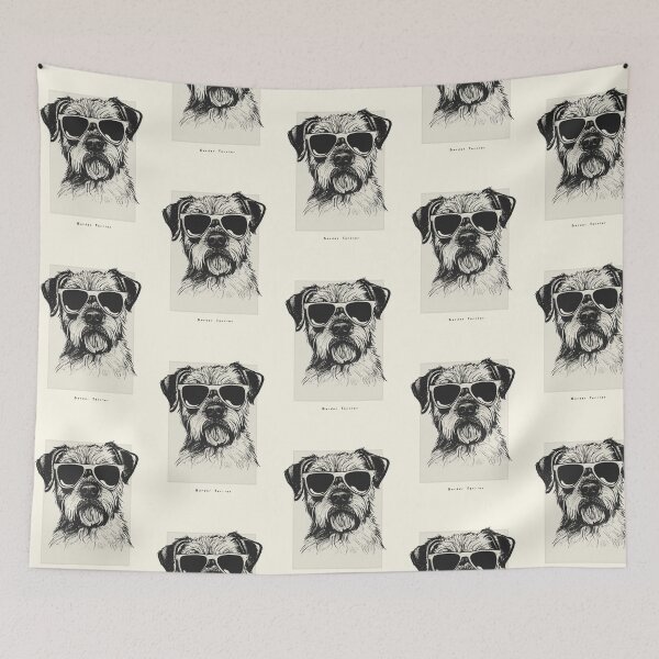 Item preview, Border Terrier Digital Sketch Drawing Illustration designed and sold by rafaeltto.