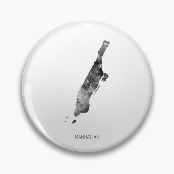 Item preview, Manhattan Watercolor Map designed and sold by ArtPrints.