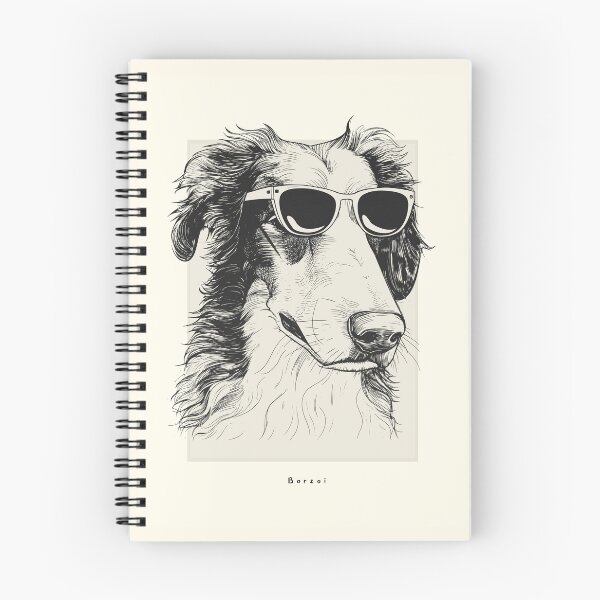 Aperçu de l'œuvre Borzoi Digital Sketch Drawing Illustration créée et vendue par rafaeltto.