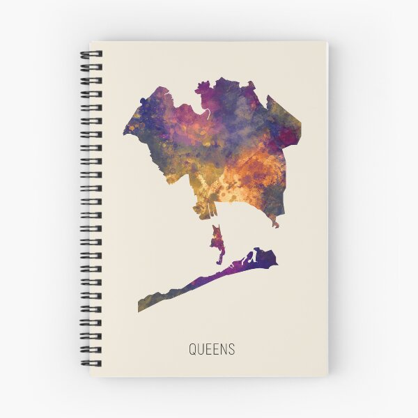 Artikelvorschau, Queens-Aquarell-Karte entworfen und verkauft von ArtPrints.