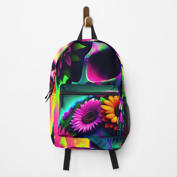 Item preview, Flower skull art designed and sold by TriForceDesign.