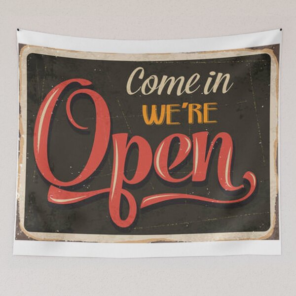 Item preview, Come in, we're open  designed and sold by lunsfordj.