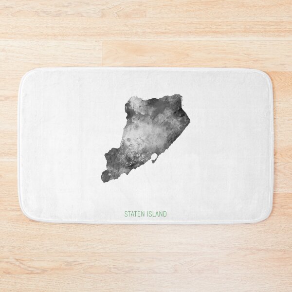 Item preview, Staten Island Watercolor Map designed and sold by ArtPrints.