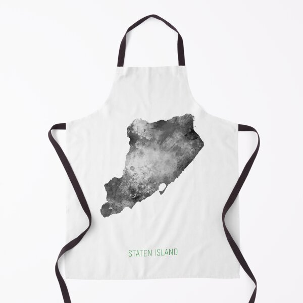 Item preview, Staten Island Watercolor Map designed and sold by ArtPrints.