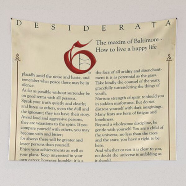 Item preview, Desiderata designed and sold by lunsfordj.