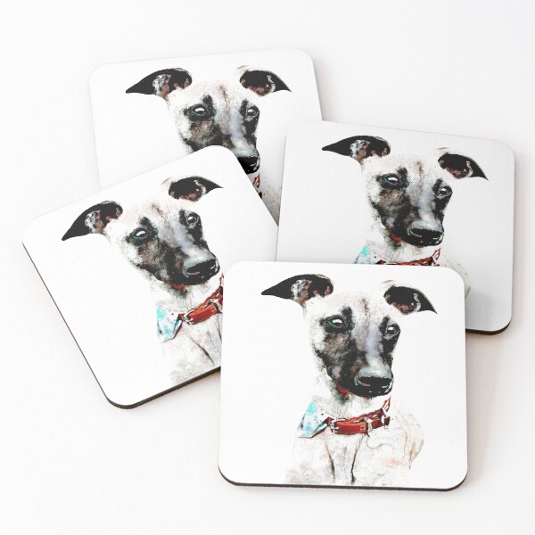 Item preview, "Scarlett" | Sweet Whippet Dog designed and sold by LiseHoltArt.