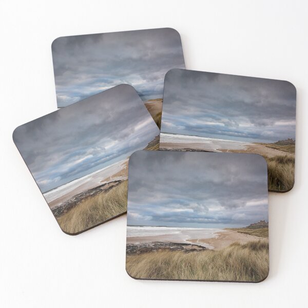 Item preview, Bamburgh Castle on a moody stormy morning designed and sold by RedGrouse.