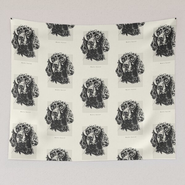 Item preview, Boykin Spaniel Digital Sketch Drawing Illustration designed and sold by rafaeltto.
