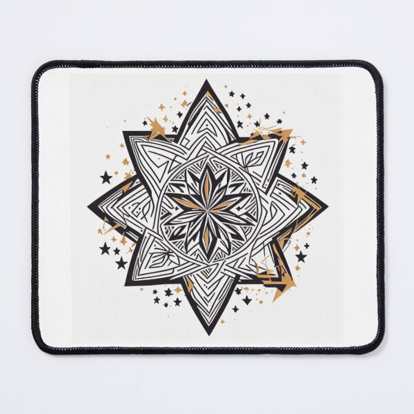 Item preview,  Stars Modern Abstract Artwork Black White and Gold  designed and sold by Michael Voyler.