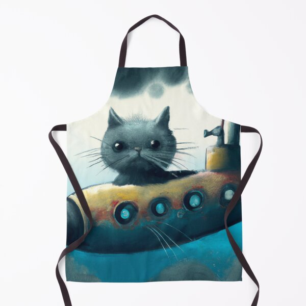 Item preview, Feline Submarine Chimera - Digital Art Illustration designed and sold by Kureghor-Arts.