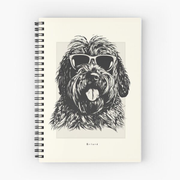 Item preview, Briard Digital Sketch Drawing Illustration designed and sold by rafaeltto.