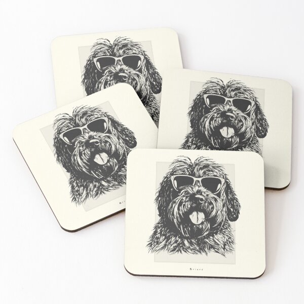 Item preview, Briard Digital Sketch Drawing Illustration designed and sold by rafaeltto.