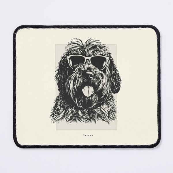 Item preview, Briard Digital Sketch Drawing Illustration designed and sold by rafaeltto.