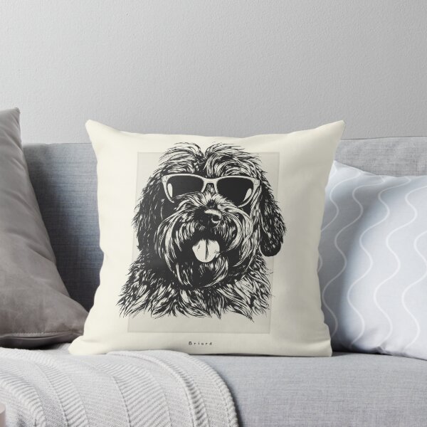 Item preview, Briard Digital Sketch Drawing Illustration designed and sold by rafaeltto.