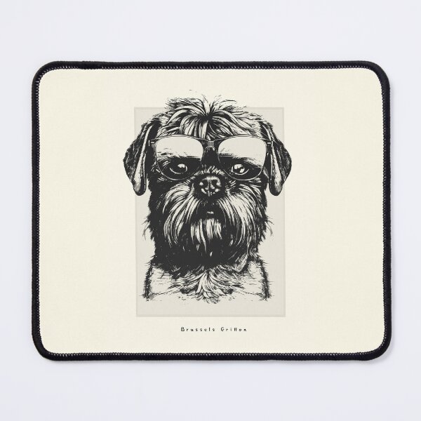 Item preview, Brussels Griffon Digital Sketch Drawing Illustration designed and sold by rafaeltto.