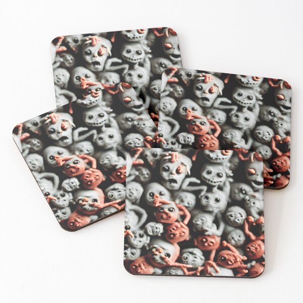 Item preview, Cute Hellish Monsters - Seamless Pattern designed and sold by Chubuter.