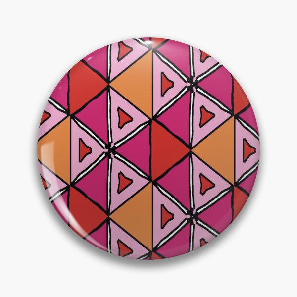 Item preview, Hot Triangles Pattern designed and sold by MonCreedon.