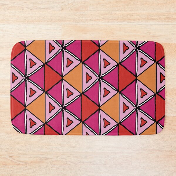 Item preview, Hot Triangles Pattern designed and sold by MonCreedon.