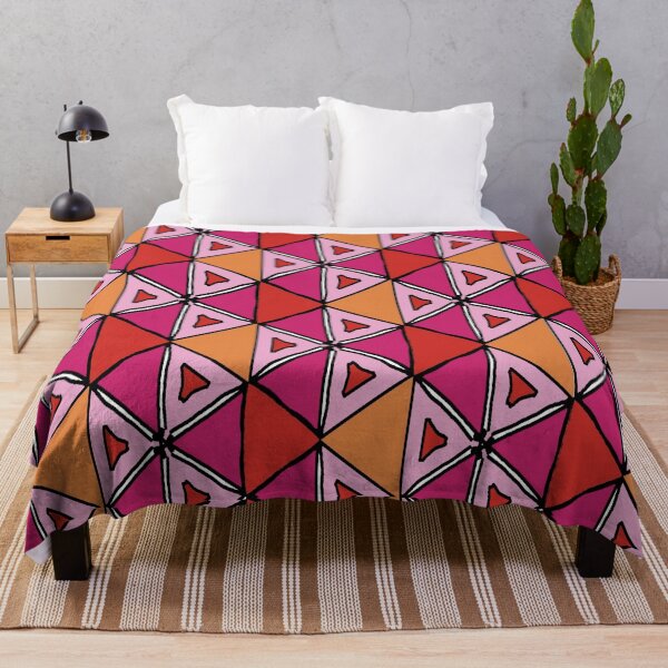 Item preview, Hot Triangles Pattern designed and sold by MonCreedon.
