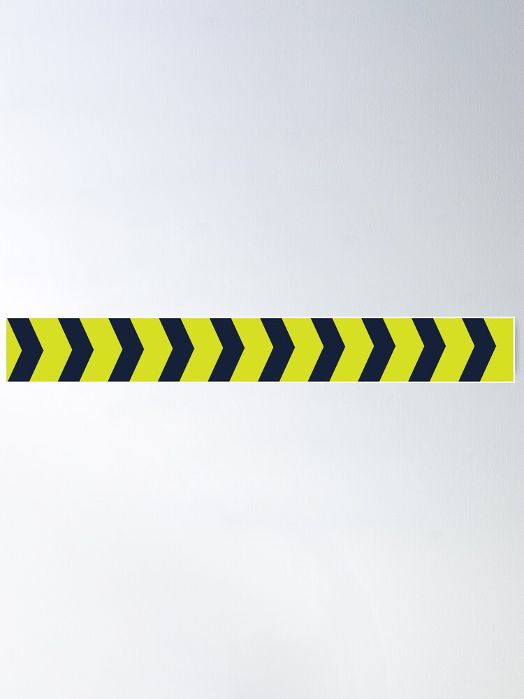 Black yellow striped banner wall Hazard industrial striped road