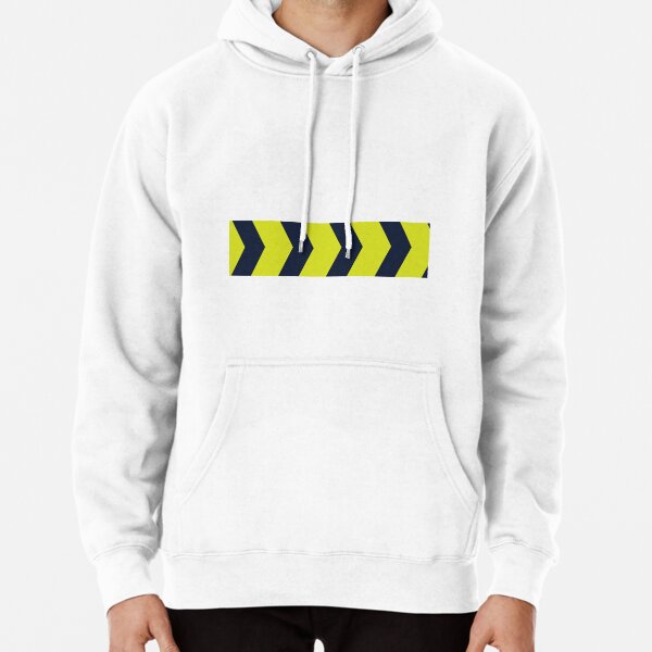 Off white discount barricade tape hoodie