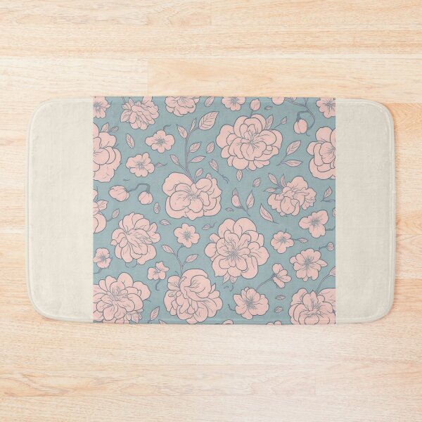 Item preview, Vintage Flowers Pink and Green. designed and sold by pigipeach.
