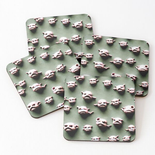 Item preview, Cute White Hellish Monsters - Seamless Pattern designed and sold by Chubuter.