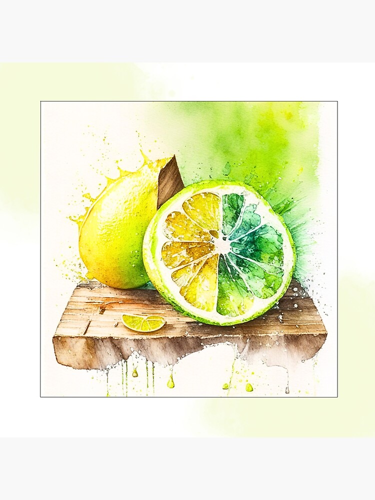 Lime digital work. Green colors Poster for Sale by DO-artbyDeliaO