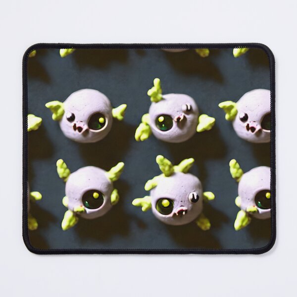Item preview, Demonic Cute Flying Monster - Seamless Pattern designed and sold by Chubuter.