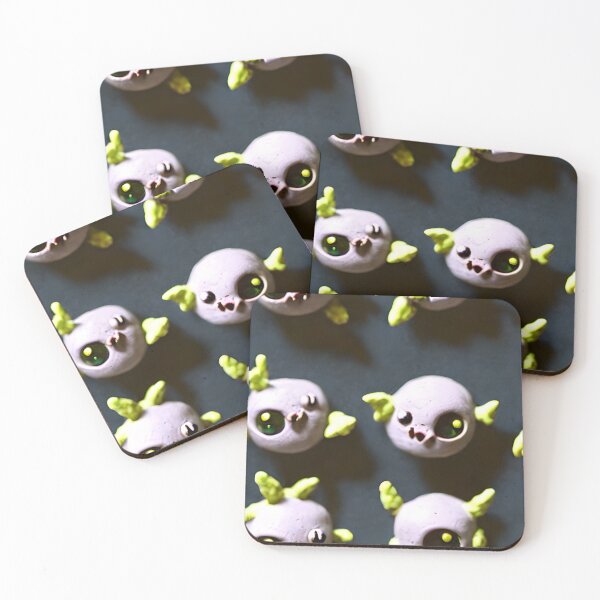 Item preview, Demonic Cute Flying Monster - Seamless Pattern designed and sold by Chubuter.