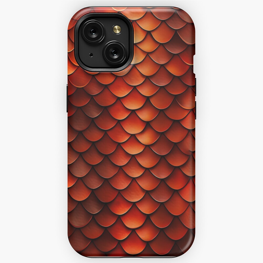 Red Dragon Scales Dragon Skin Pattern