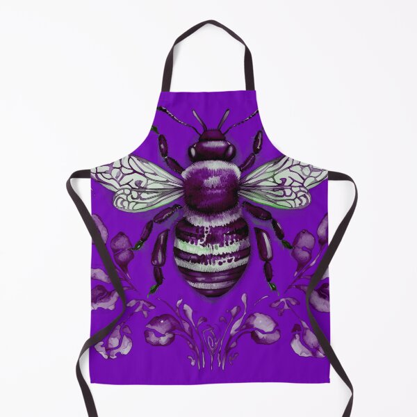 Item preview, Dark Pastel Vintage Watercolor Bee designed and sold by theWeppen.