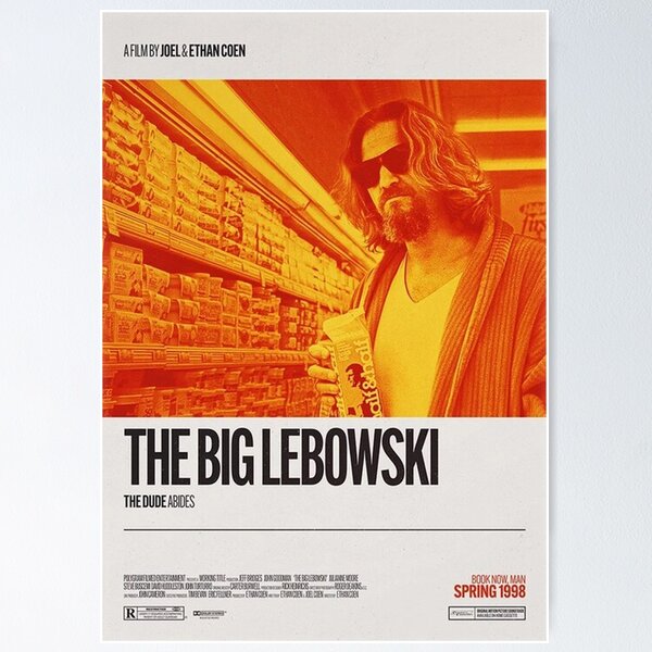 The Bigs Lebowskis 1998 Retro Poster