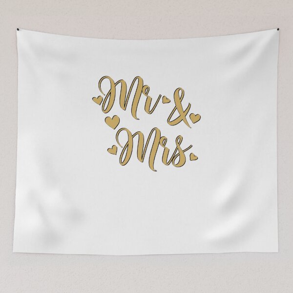 Item preview,  Mr & Mrs black and gold designed and sold by ALi-creations.