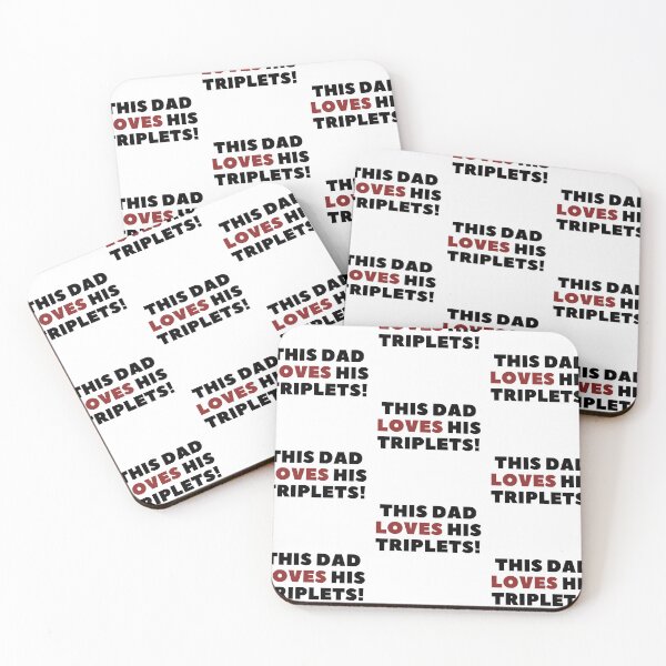 Item preview, This dad loves his triplets designed and sold by nuz2.