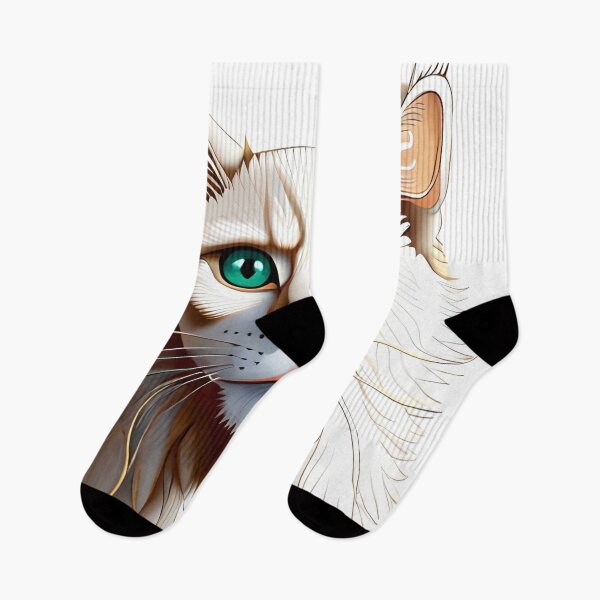 Item preview, beautiful white cat designed and sold by altohero.