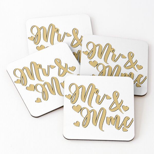 Item preview, Mr & Mrs black and gold designed and sold by ALi-creations.