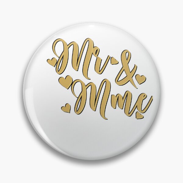Item preview, Mr & Mrs black and gold designed and sold by ALi-creations.