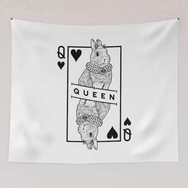 Item preview, Netherland Dwarf Bunny Rabbit Queen Of Hearts Funny Pet designed and sold by GrandeDuc.