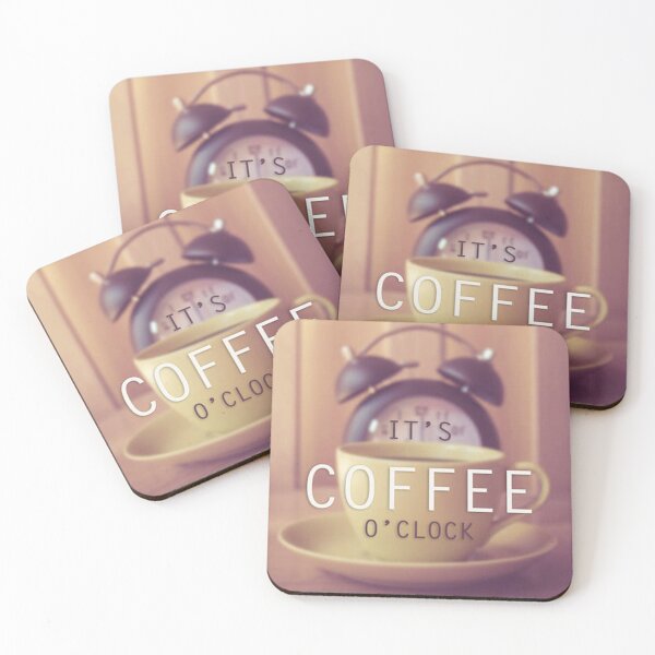 Item preview, It's Coffee O'Clock  designed and sold by orchidwest.