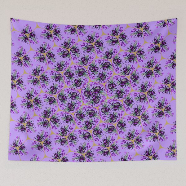 Item preview, Pastel Vintage Bees Pattern designed and sold by theWeppen.
