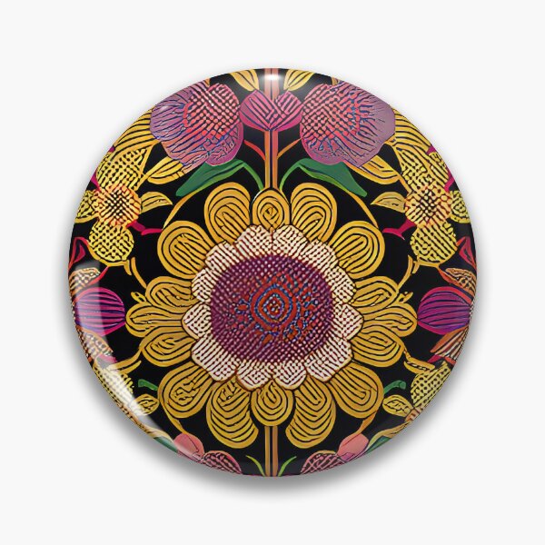 Item preview, Victorian Flowers Inspired By William Morris chrysanthemum designed and sold by Tamas Das.