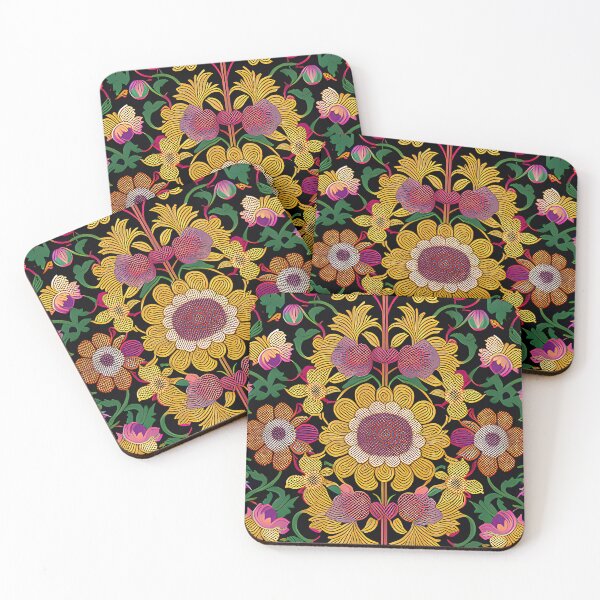 Item preview, Victorian Flowers Inspired By William Morris chrysanthemum designed and sold by Tamas Das.