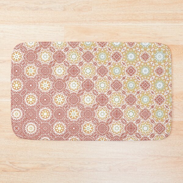 Item preview, Gradient Geometric Red Orange Pattern Design designed and sold by artbybiyan.