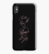 BLACKPINK AUTOGRAPHS iPhone Case