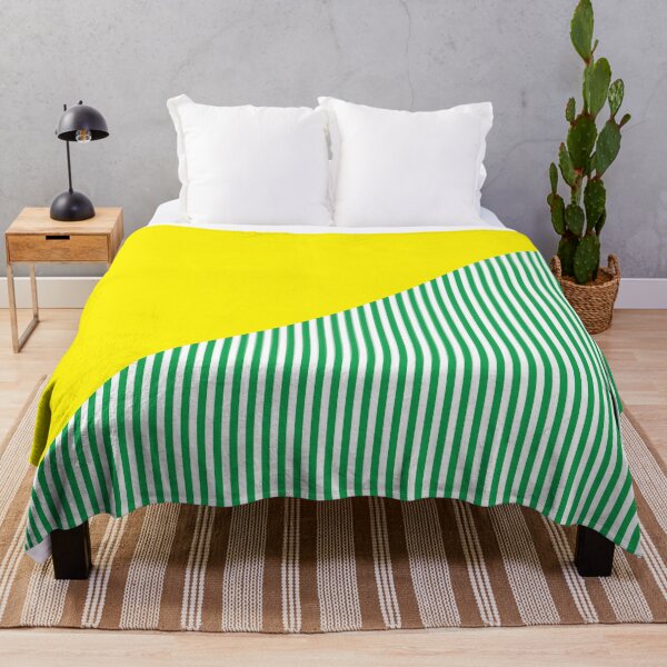 Aperçu de l'œuvre Triangle et rayures | Motifs mixtes | Jaune et Vert créée et vendue par rsty11.