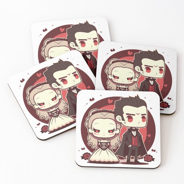 Item preview, Valentine vampires love kawaii designed and sold by AkiSunshin.