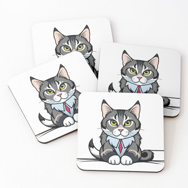 Item preview, Beautiful Angry Cat with Color Tie designed and sold by altohero.