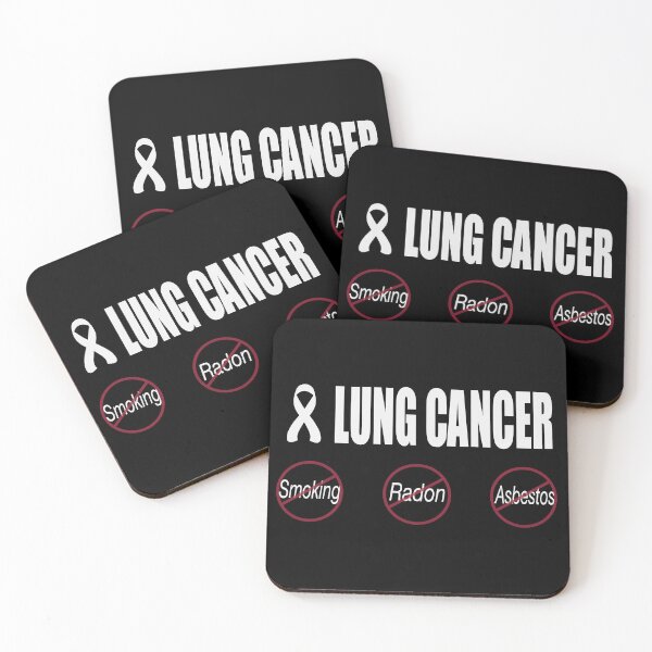 Item preview, Lung cancer awareness no smoking no radon no asbestos designed and sold by nuz2.