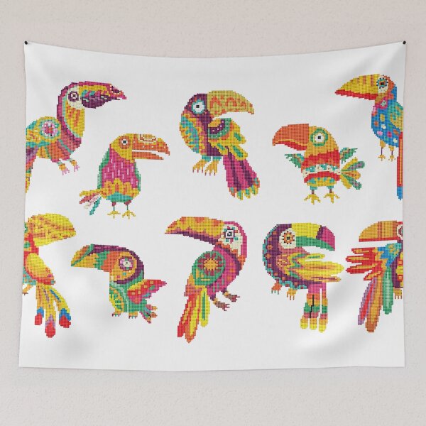 Item preview, Set 10 Birds Cross Stitch designed and sold by Vedashrrow.